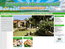 Tablet Screenshot of fuengirolaadventuregolf.com